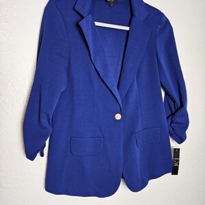 Chic Royal Blue Women's Blazer